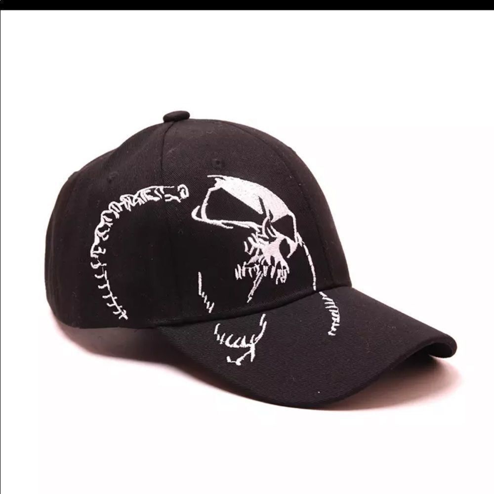 MENS SKULL BASEBALL CAP